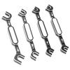 4PCS RC Car Wrenches Turnbuckle Nut Ball Joint Remover Aluminum Alloy RC Maintenance Spanner 3.0‑6.0mm Black