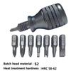 7 In 1 Mini Screwdriver Titanium Screwdriver 1/4 Inch Magnetic Torx Screw Driver Bit Kit Home Repair Tools