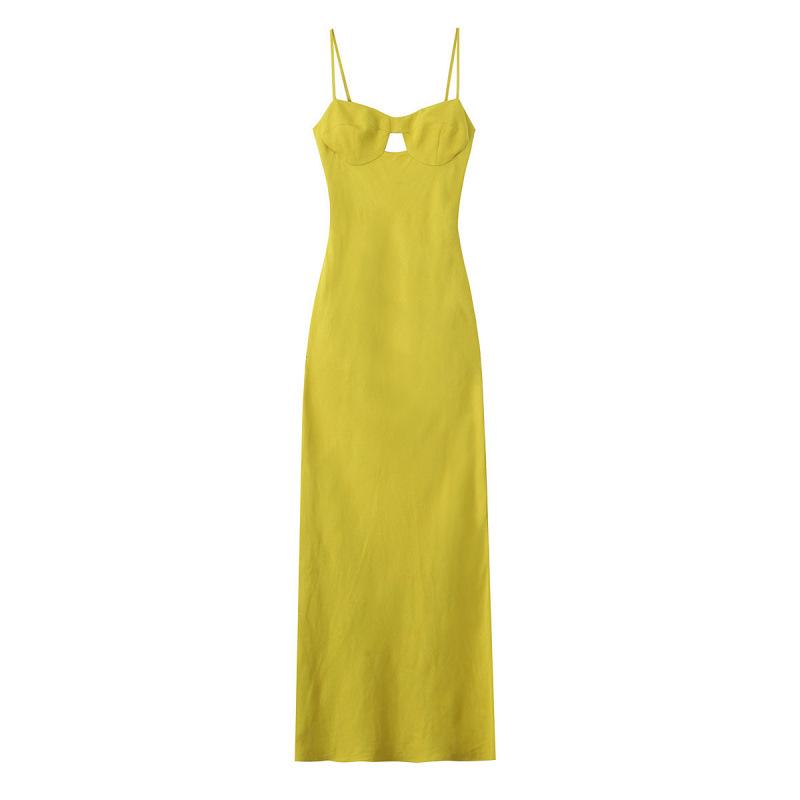 

Summer Sexy Slimming Backless Suspender Dress for Women Small