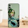 S-Singer B-Billie Eilish    Phone Case For Samsung Galaxy A73,A72,A71,A70,A53,A52,A51,Others Soft Black Cover