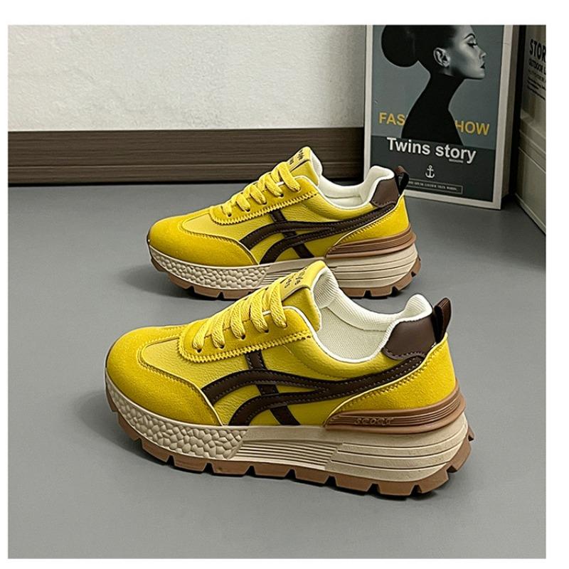 Korean Style Women Round Toe Non Slip Casual Fashion Versatile Outdoor Sneakers