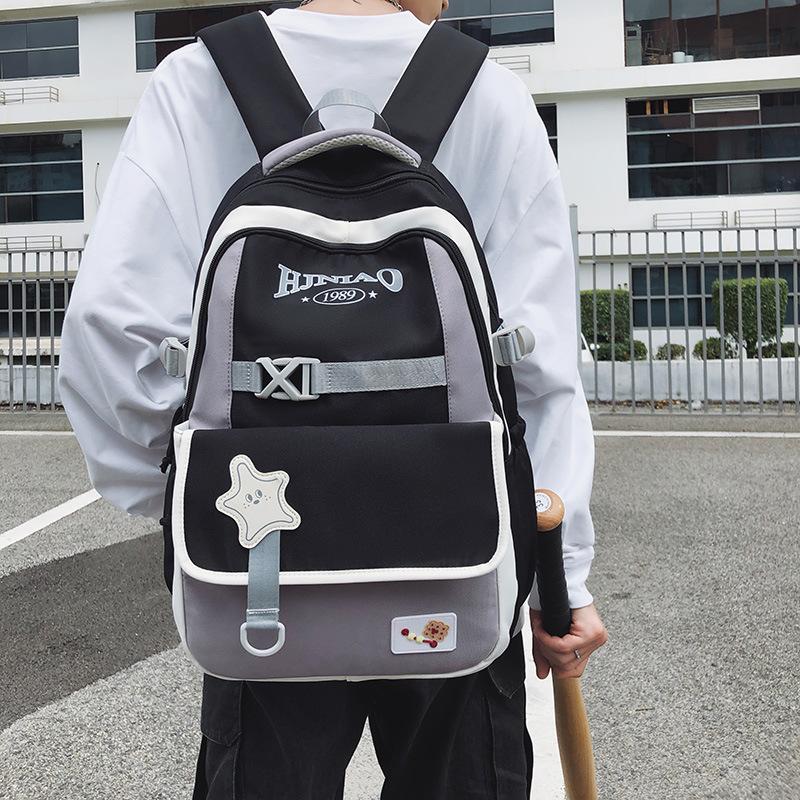 Large Capacity Backpack New College Style College Students Women's Casual Schoolbag Fashion Travel Junior High School Students