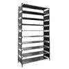 Nyana Home Fabric Shoe Rack Up To 36 Pairs 160x90x27cm, 9 Shelves
