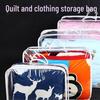 PVC Transparent Tote with Steel Wire for Dustproof Quilt and Blanket Storage