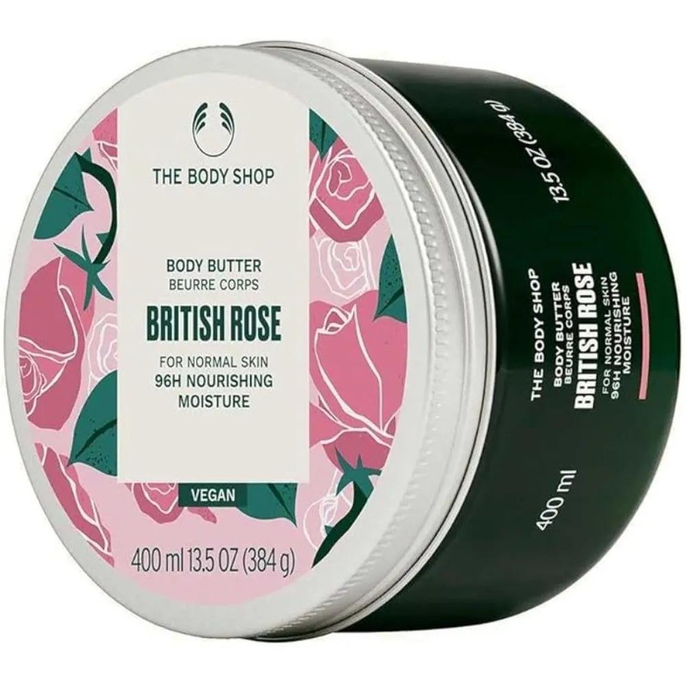 The Body Shop British Rose Body Butter 400ml Set of 2