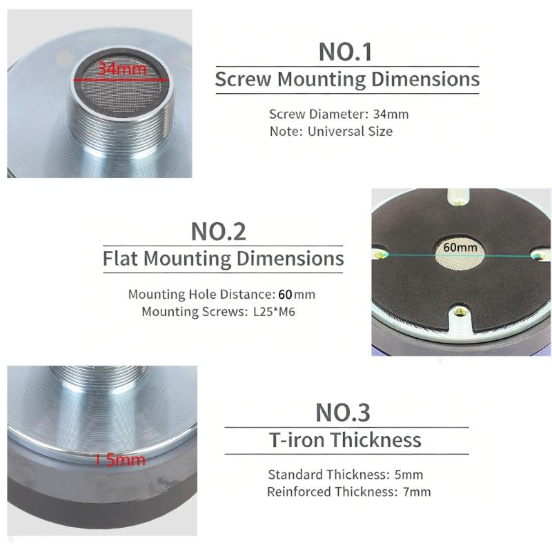 Top 8Ohms High Frequency Horn Tweeter Speaker Driver 90mm Magnets Build For Detailed And Accurate Sound Delivery