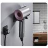 Hair Dryer Holder Wall Mounted Punch Free Storage Rack Hairdryer Comb Shaver Razor Organizer Storage Shelf Bathroom Accessories
