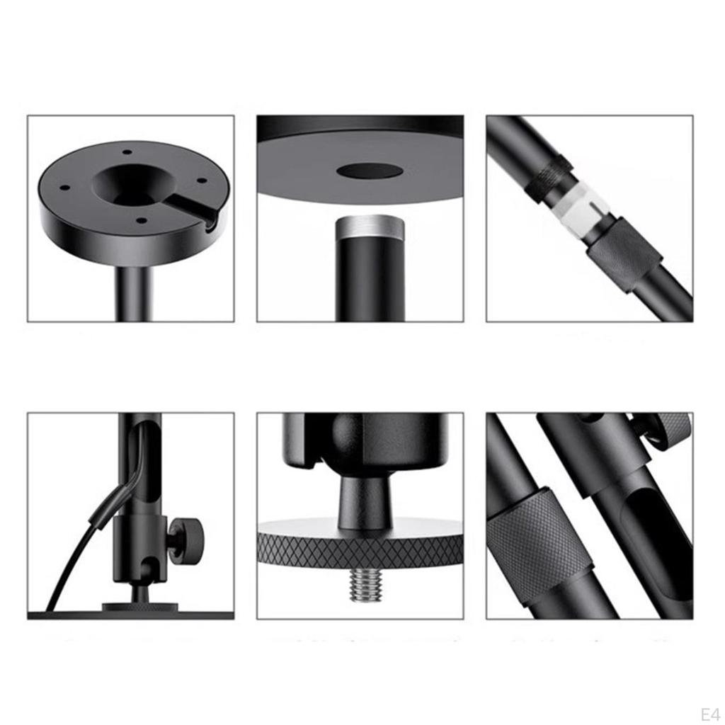 Tavana Montaj Standı 360° Dönüş Sabit Ayarlanabilir Uzunluk Montaj Braketi Askısı Yatak Odası Ev için