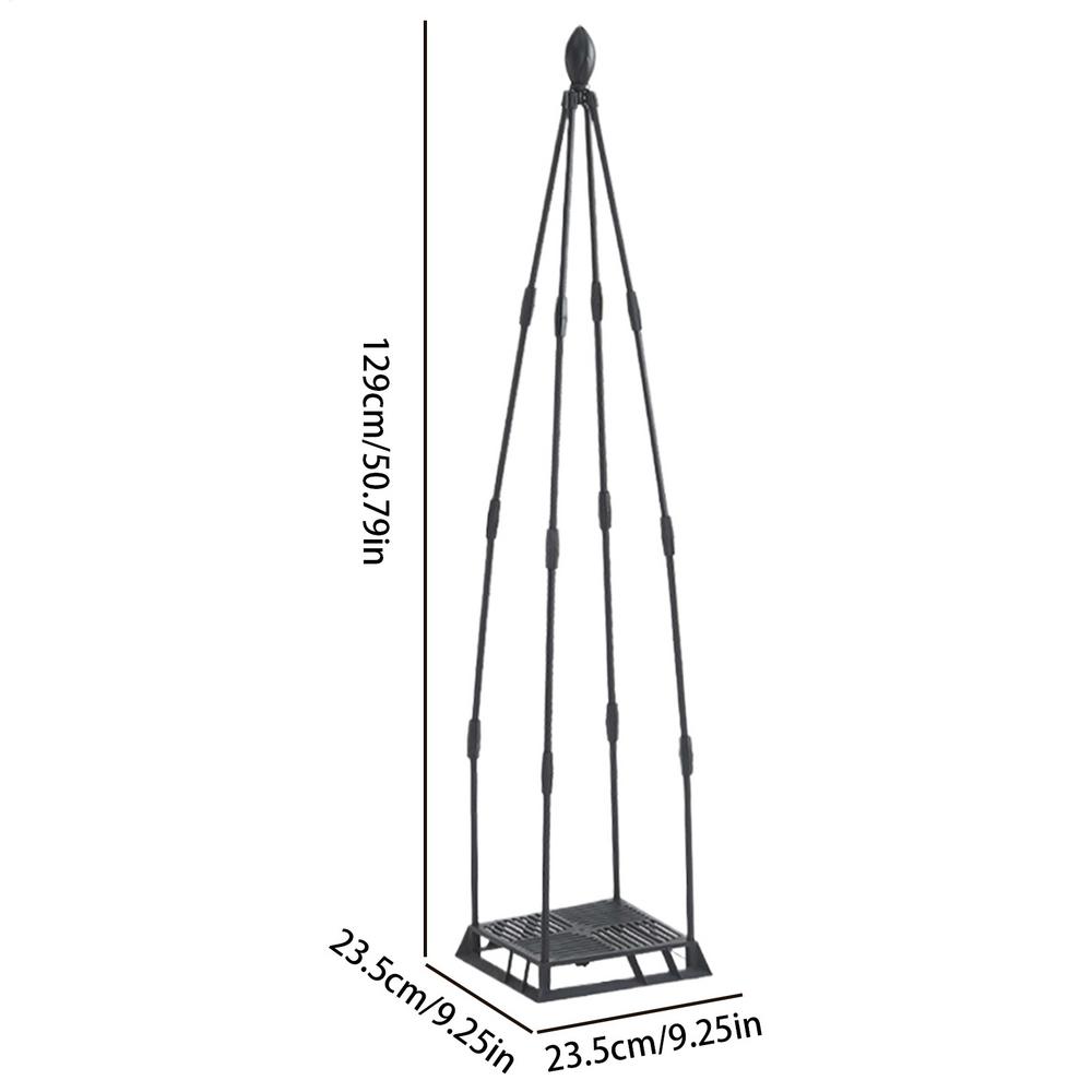 

1pcs Metal Garden Trellis Plant Support Climbing Vines Flowers Stands Adjustable Height High-quality Outdoor Yard Decor Props