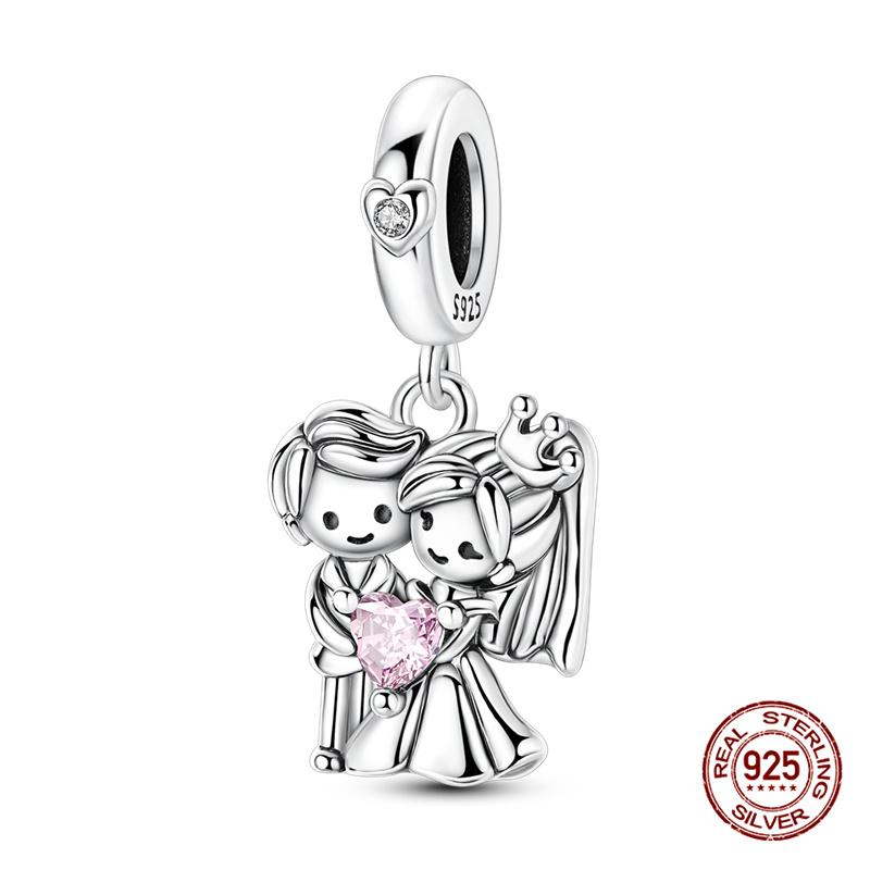 Original Charm Copper Valentine'S Day Special Edition Charms Bead Fits 3Mm Original Bracelet For Women Diy Jewelry Gifts New