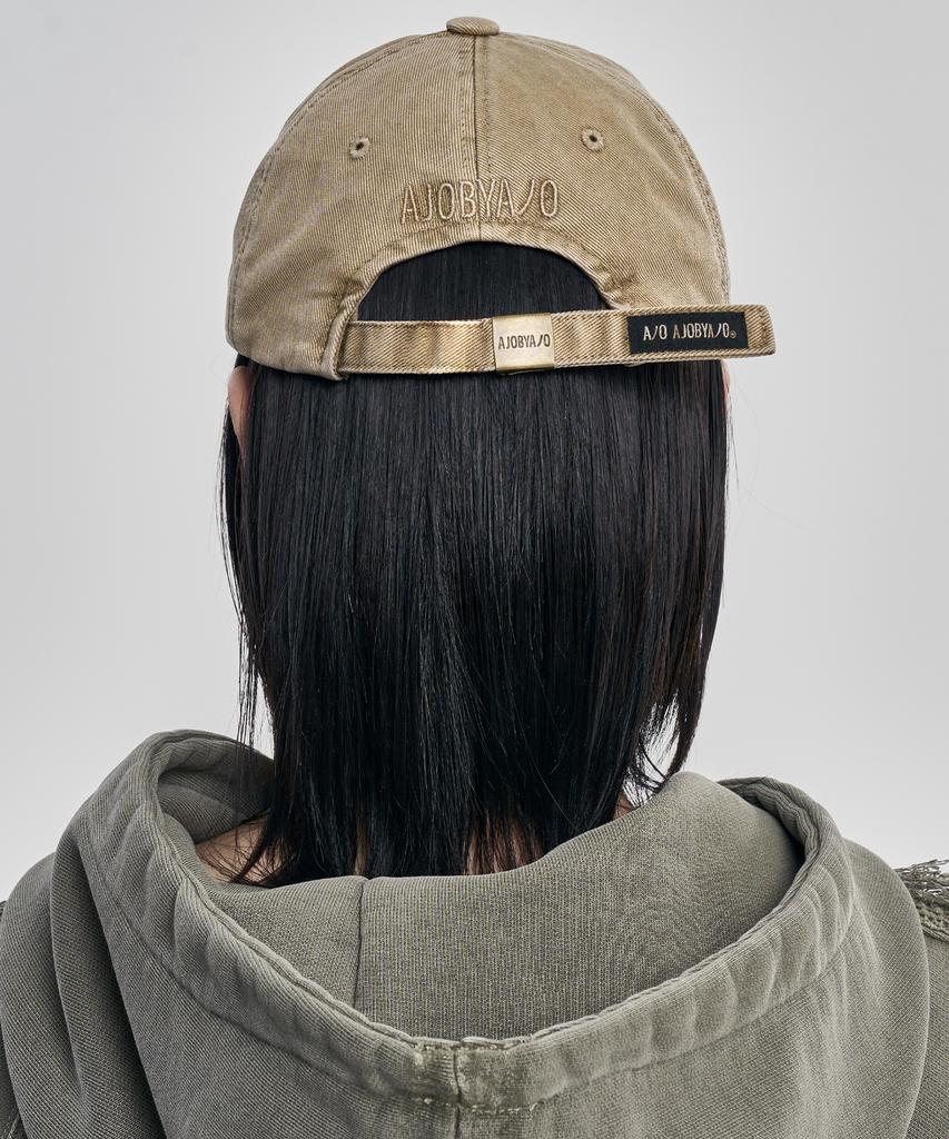AJOBYAJO Wappen Washed Cap [Beige]