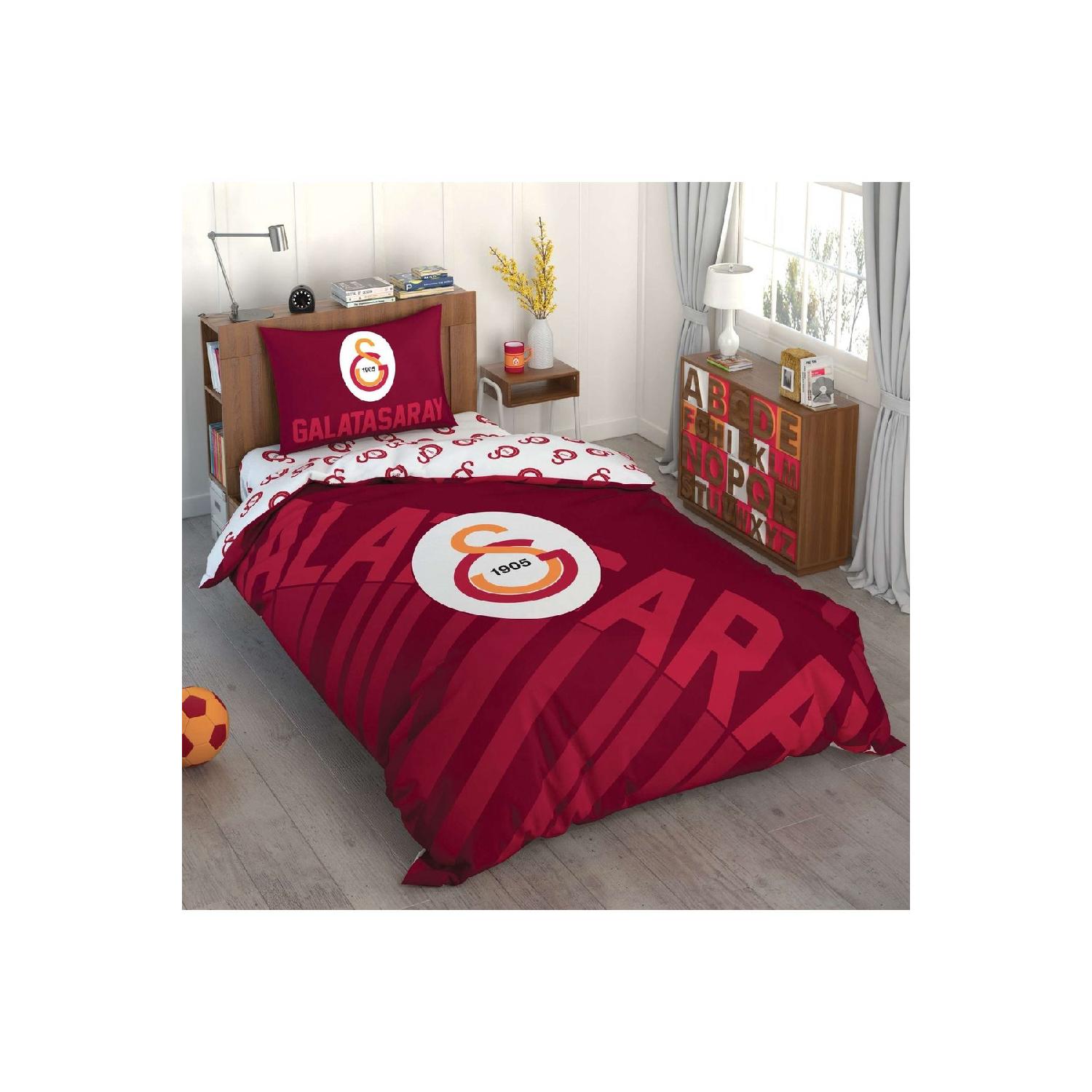 

Galatasaray Red Logo Cotton Duvet Cover Set червоний
