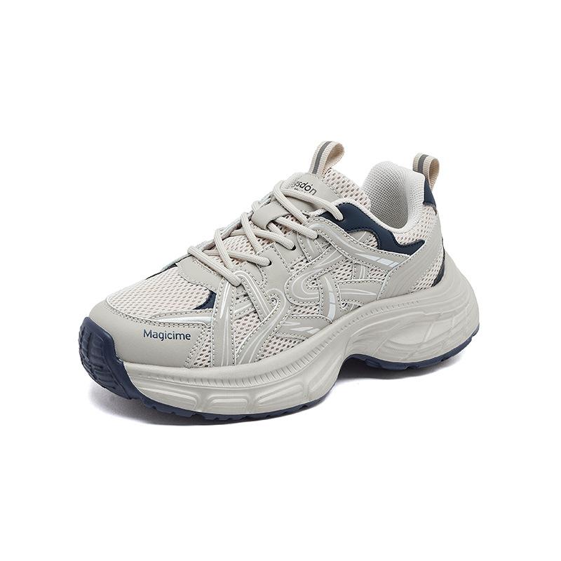 Dad Shoes New Autumn and Winter Gray Platform Sports Hiking Shoes Light Running Casual Shoes