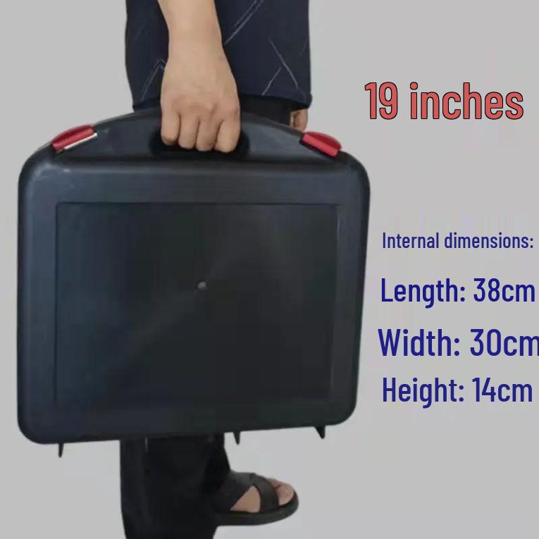 Electric Hammer Tool Storage Box - Durable Plastic Toolbox for Welding and Power Tools.