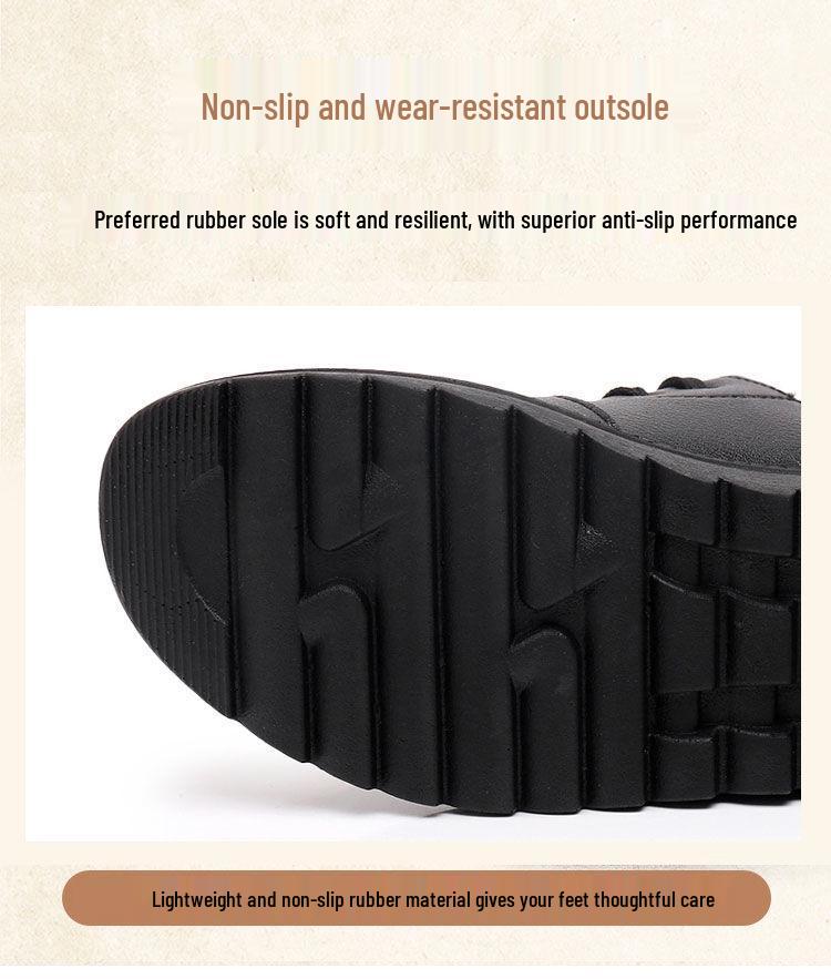 Retro Lace-Up Women's Moccasins - Comfortable Soft Leather Flats for Casual Autumn/Winter Wear