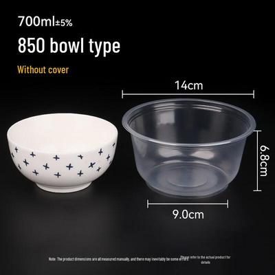 HEIXIE Disposable Round Plastic Bowls
