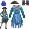 Incantevole Costume di Uma da Descendants 3 per Bambine con Tessuto Morbido e Traspirante