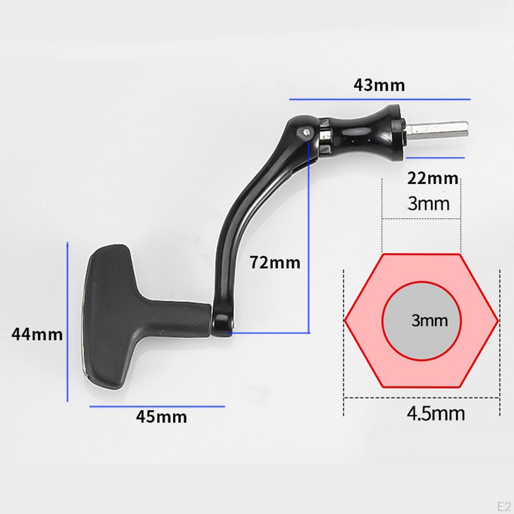 Fishing Reel Handle Arm Replacement Rocker Part Portable Care Accessories