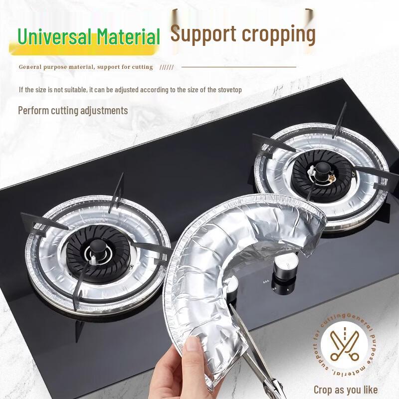 ZISIZ Thickened Square Kitchen Gas Stove Sticker
