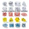 Jewelry Diamonds CVD HPHT Loose Lab Diamond Emerald Shape Melee Lab Grown Diamonds Emerald Cut Small Size