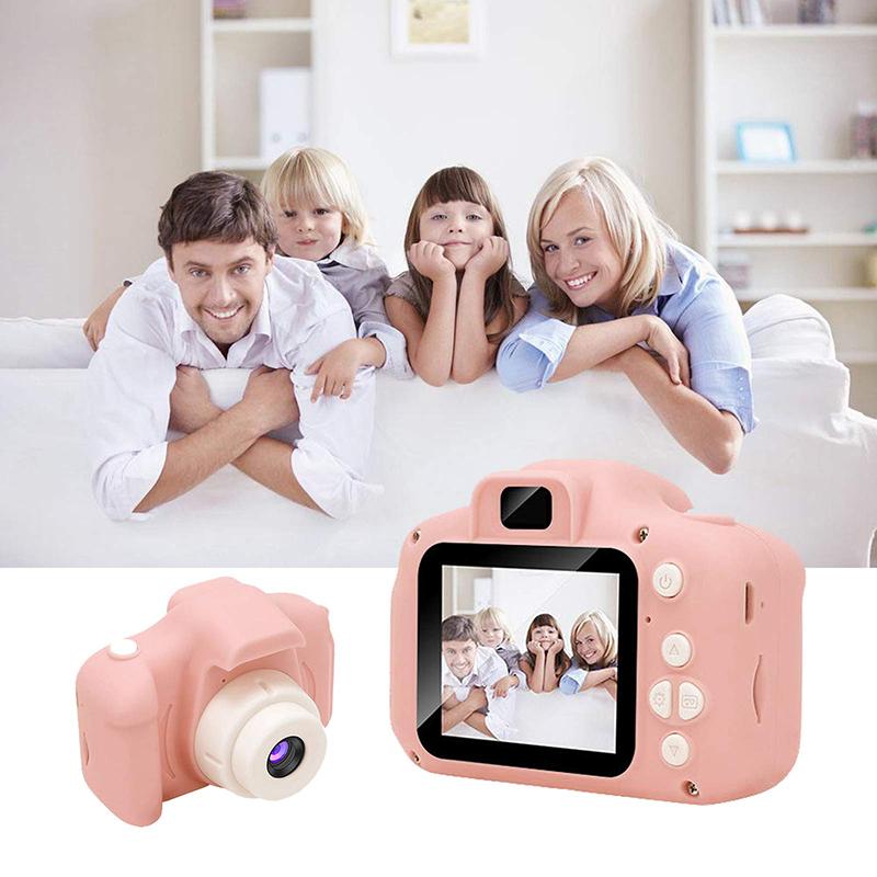 Non-Toxic Kids Camera Toys Mini Hd Digital Video Selfie Cameras Portable Outdoor Pography Educational Toy For Children Christmas Gifts
