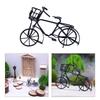 Miniature Bicycles Mini House Furniture Dollhouse Accessory Metal Bike Decorations Supplies Gift 1:12 Scale Black