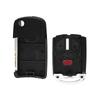 Coque de clé télécommandée modifiée Dandkey à rabat pour Mitsubishi Galant Eclipse Lancer 3/4 Boutons Étui de clé de voiture pliable