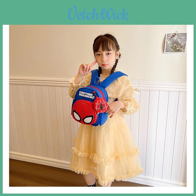 Cute And Colorful Oxford Fabric Children's Backpack With Cartoon Design Ideal For Boys And Girls