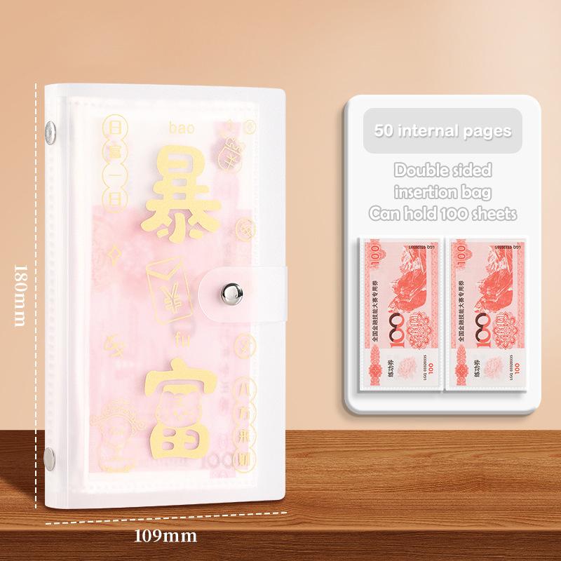 New Saving 100 Envelopes Money Challenge Notebook Savings Binder Reusable Notebook Portable Budget Savings Challenges Books