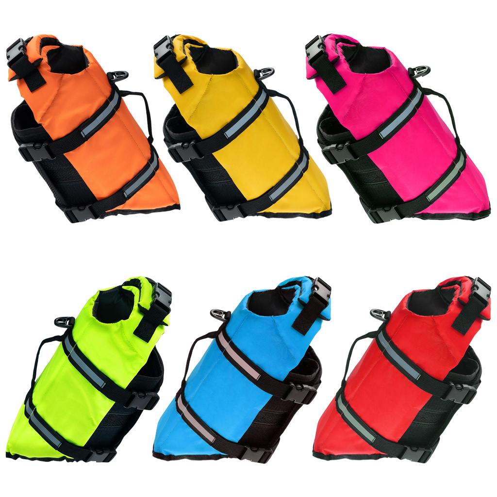 Pet Safety Jackets Waterproof Swimming Life Vest for Small Breeds with Fast Release Fasteners and Reflective Strips