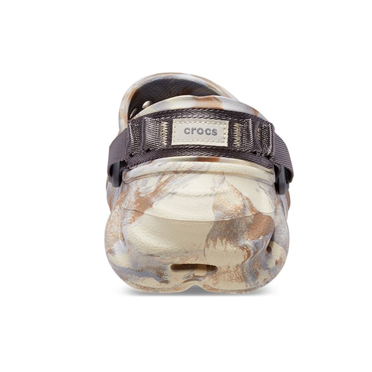 Crocs EVA Bubble Non-Slip Breathable Sports Sandals Unisex Sandals White Brown 208454-2Y3