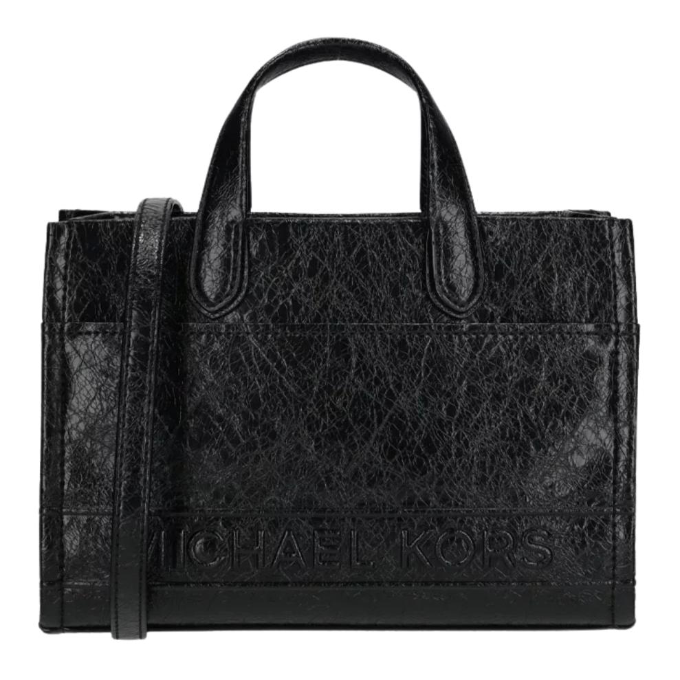 

Michael Kors Logo Leather Tote Bag Women Tote Bags Black 30R5S3GM5L-BLACK Basic Set (Bag)