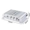 ST-838 HiFi 2.1 Channel Stereo Bass Sound Amp Bass and Treble Adjustment 80W*2 Audio Amplifier Mini Media Player