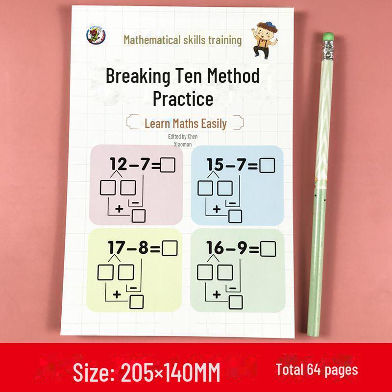 Math Skills 10-in-1 Bundle: Break, Level, Add, Preschool Math, Word Problems.