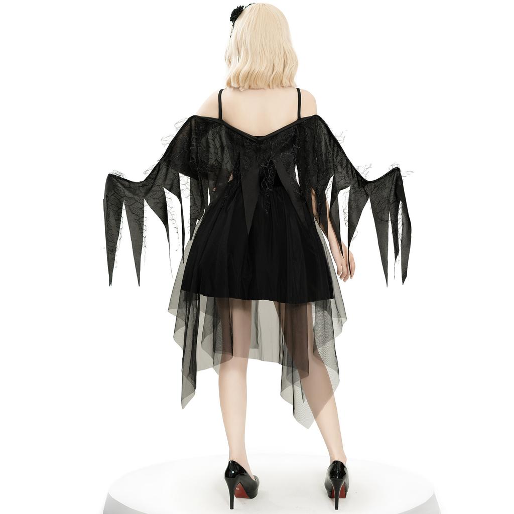 S-XL Halloween Black Angel Costume COS Costume
