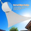 Triangle Triangle Sunshade With Ropes Outdoor Canopy Sun Protection Awning Shade Cloth  Pool Area