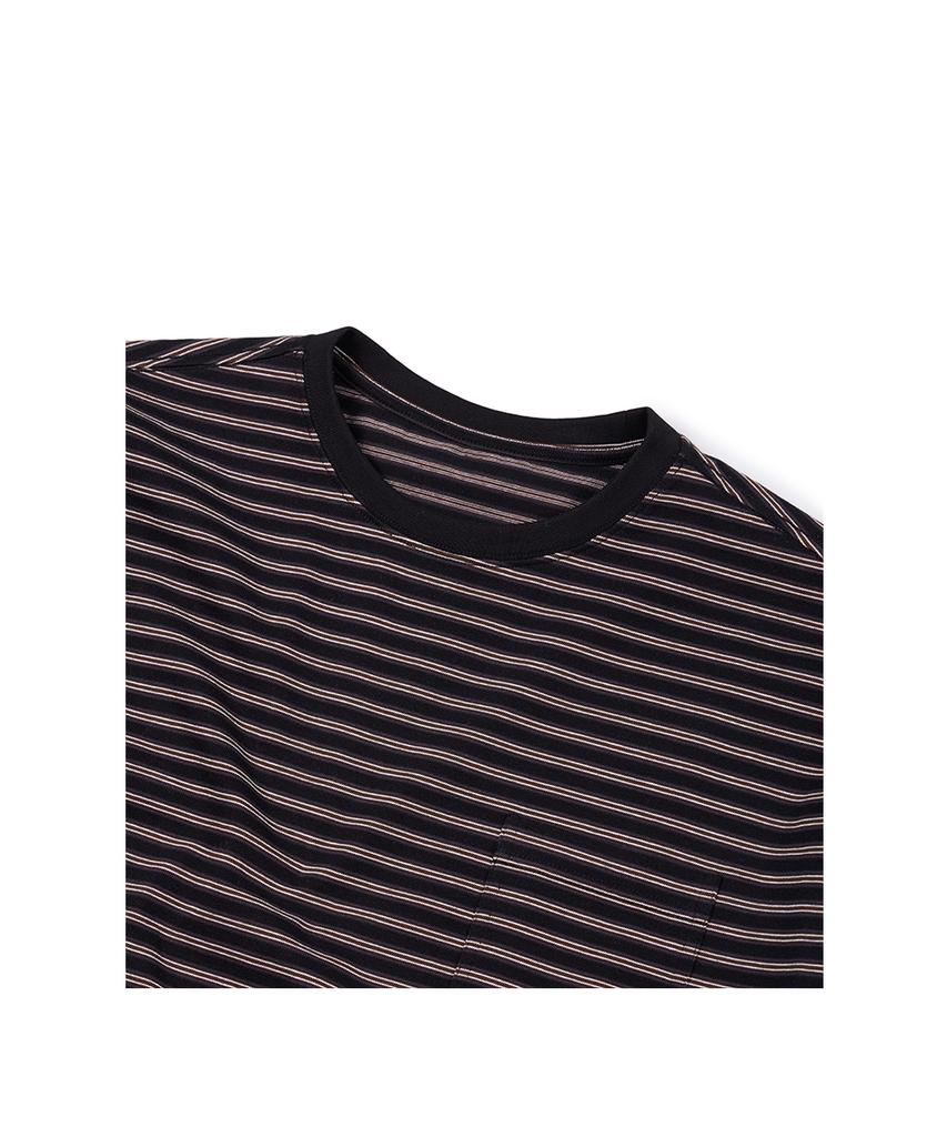 ETCE (Base) Stripe Pocket Long Sleeve (Navy)