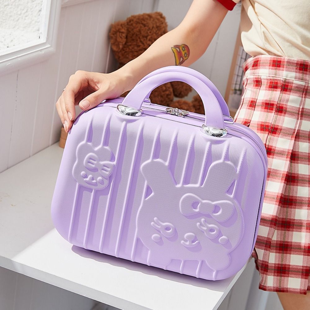 Rabbit Portable Suitcase Cartoon Small Makeup Box Fashion Mini Luggage  Travel
