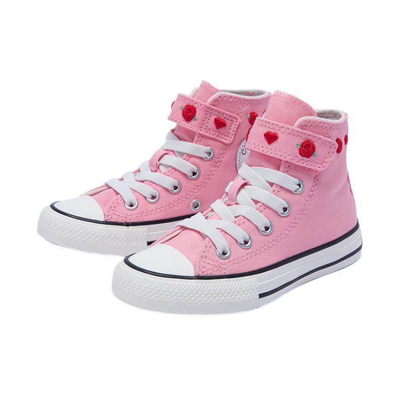 Converse All Star Fashion Casual High Top Canvas Shoes Kids Sneakers Pink Red A10714C