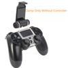 Black ABS Adjustable Cell Phone Clip Mount Holder Bracket For PS4 Controller
