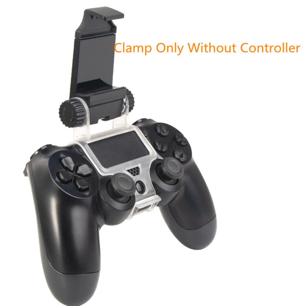 Black ABS Adjustable Cell Phone Clip Mount Holder Bracket For PS4 Controller
