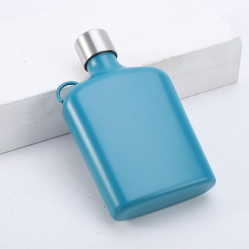 304 Stainless Steel Flask Portable Outdoor Pocket With Ear Camping Hiking