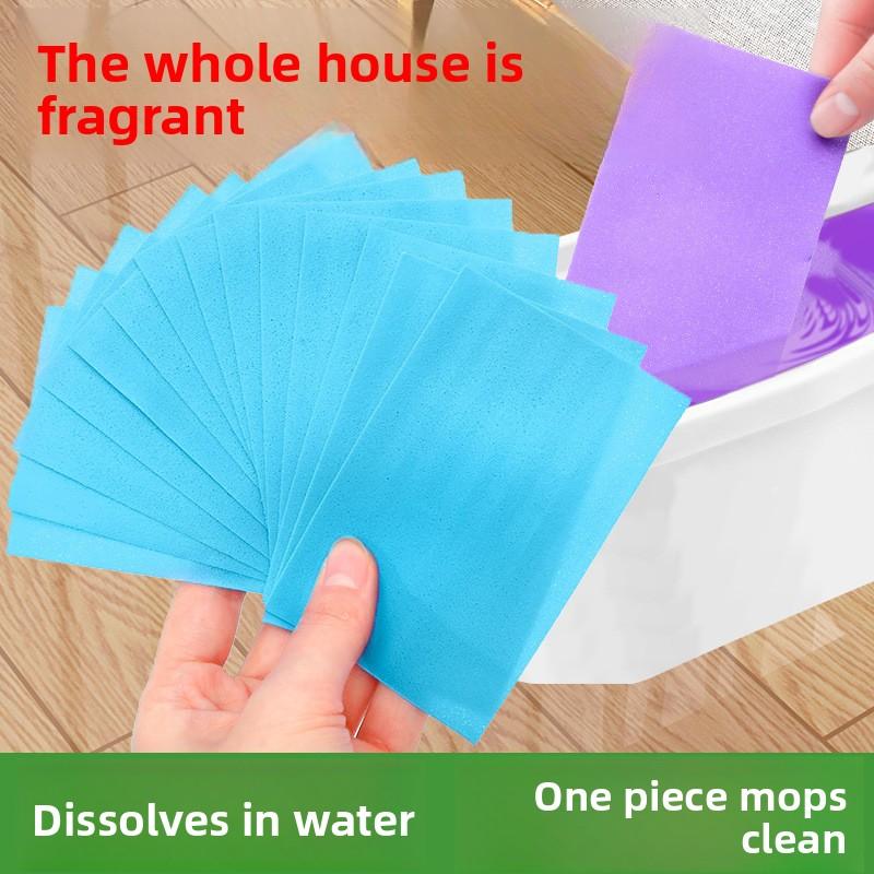 3 Bags of 90 Pieces of Floor Cleaning Tablets, A Fragrant Wood Tile Household Mopping and Cleaning Agent with Multiple Fragrances
