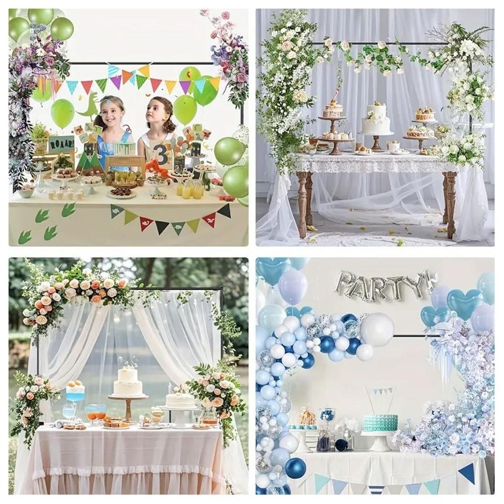 with Clamps Balloon Arch Stand Adjustable Length Desktop Arch Frame  Wedding Party Decor