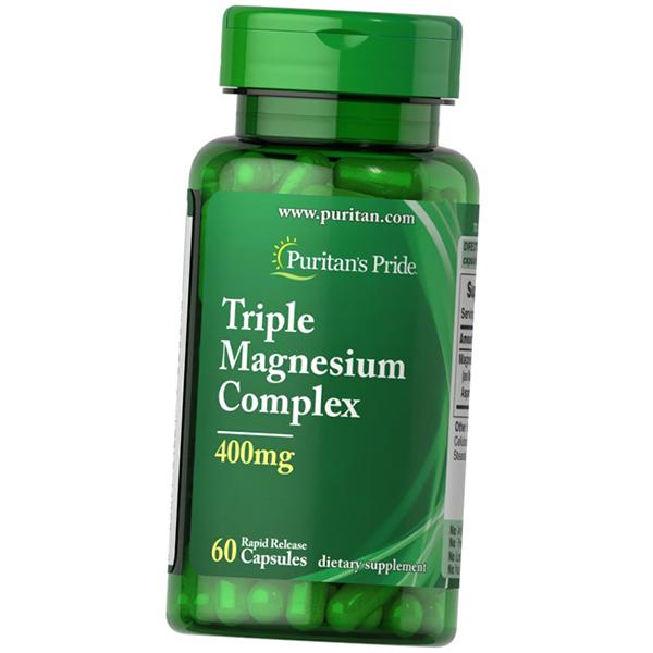 

Потрійний комплекс магнію, Magnesium Triple Complex 400, Puritan s Pride (36367265) 60caps