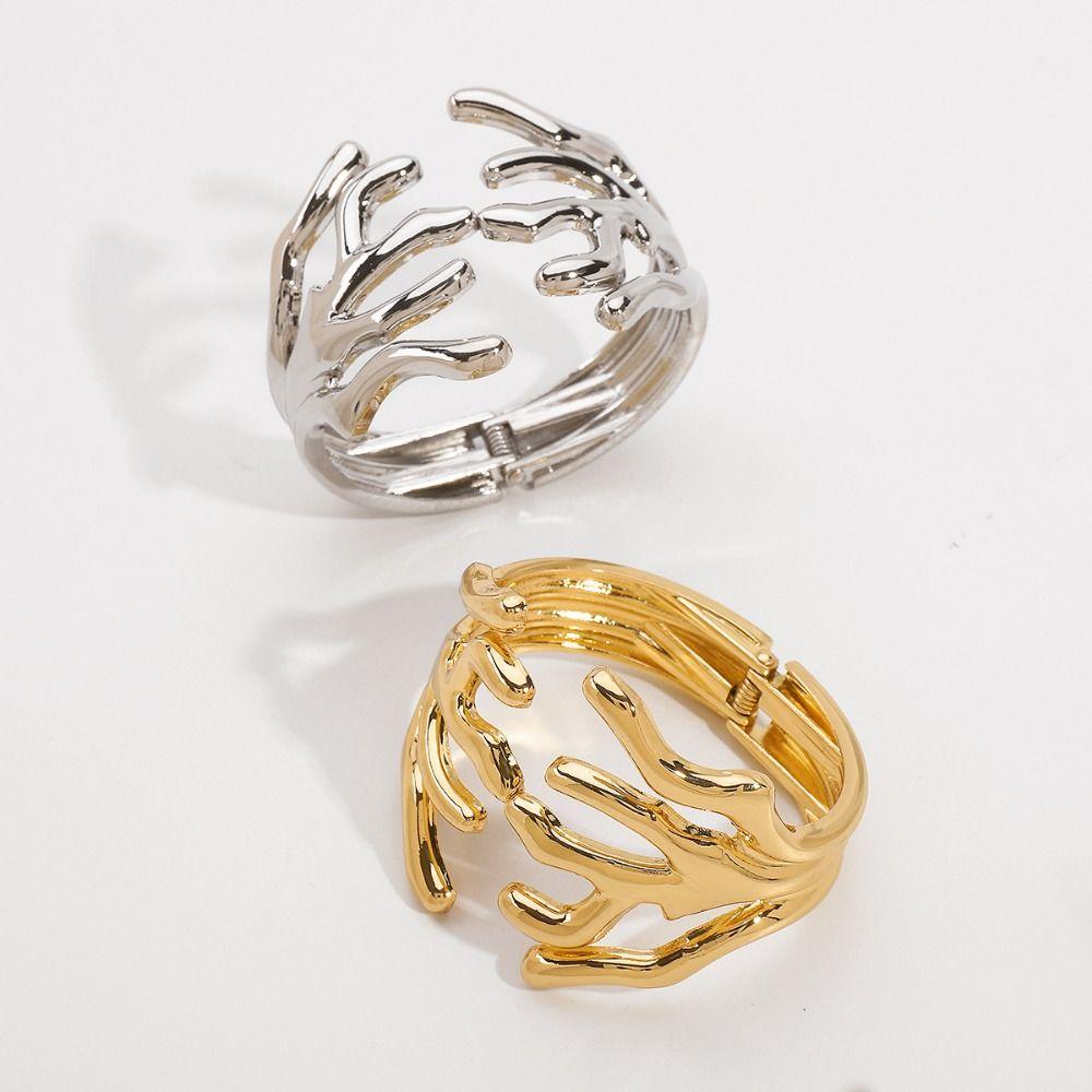 Europe American Style Branch Cuff Bangles Hyperbole Exaggerated Bracelet  Decoration