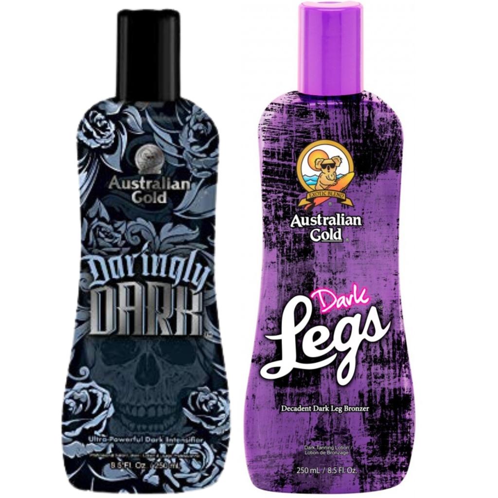 Australian Gold Daringly Dark + Dark Legs
