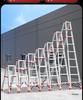 Multi-Functional Aluminum Herringbone Ladder: Non-Slip, Thickened Design for Indoor & Outdoor Use