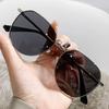 New sunglasses women's thin anti-ultraviolet polarized sunglasses men's driving anti-glare sunglasses