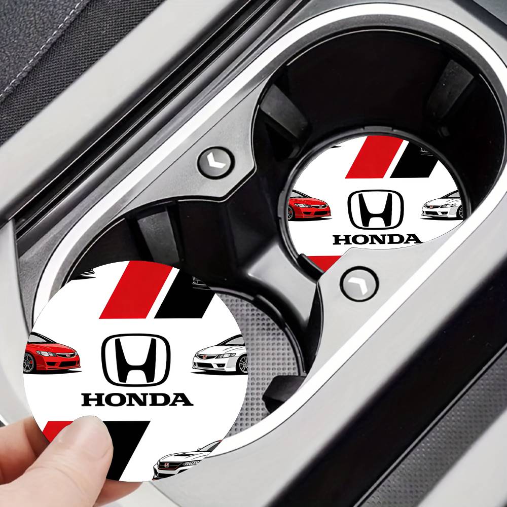 AAADC1 For Honda New Car Cup Holder Anti-Slip Silicone 7cm Insert Coaster Mat Universal Car Accessories Black Fit Most Cars